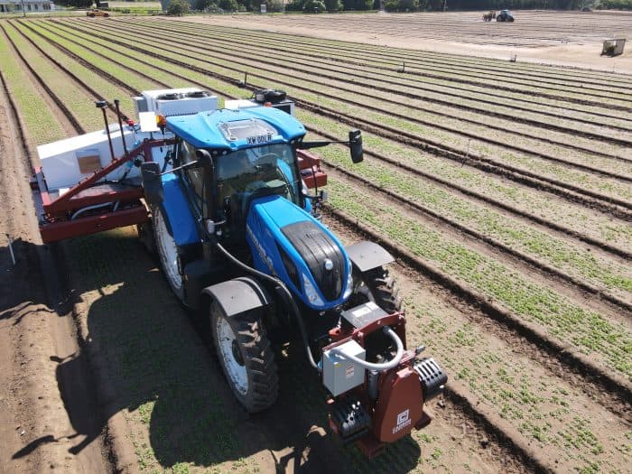 Désherbage laser robot agricole Carbon robotics