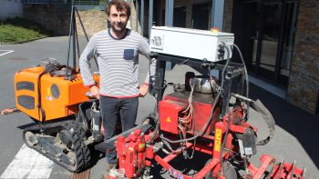 Le robot viticole Pellenc testé dans le Val de Loire