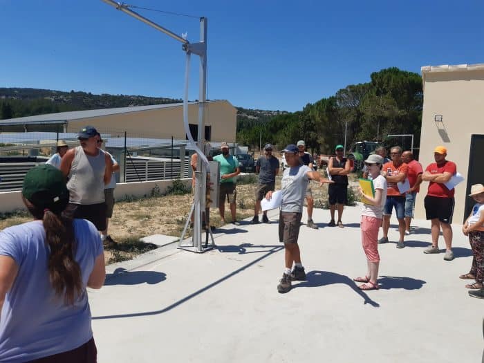 Inauguration de l'aire de lavage de la cuma de Saint Ferréol