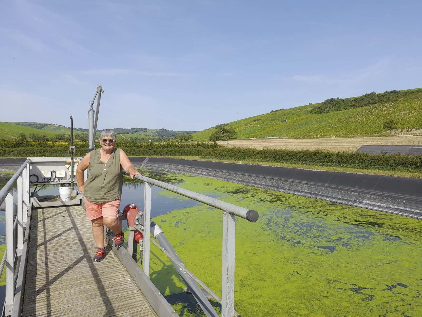 Sylvie Méchin s'occupe aussi de la station de traitement des effluents.