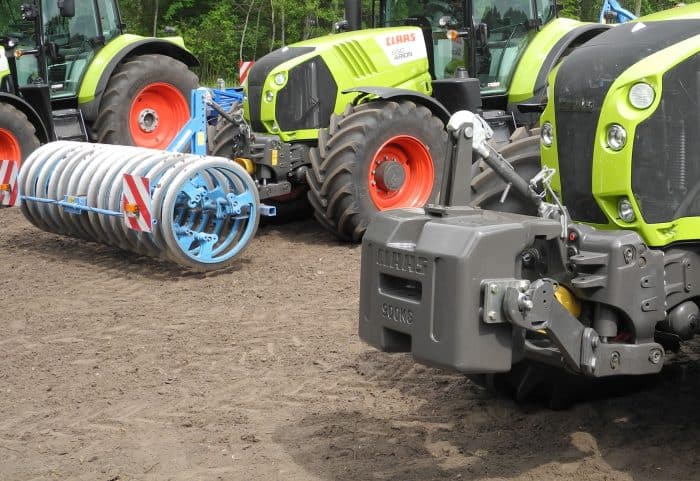 optimiser la traction outils frontaux sur tracteur