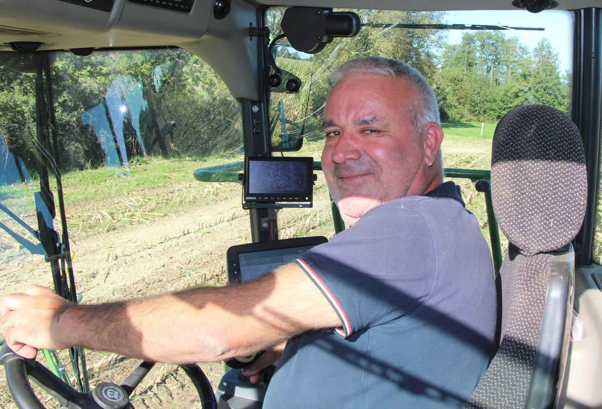 Frédéric Danieau ensilage de maïs versé