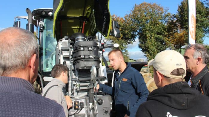 Mise en route du tracteur