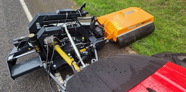 la gamme de broyeurs Presta dispose de modèles attelées à l'arrière et à l'avant